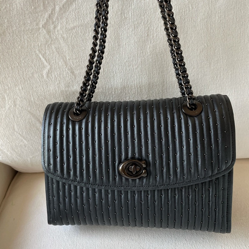 Coach 1941 Parker Quilting Shoulder Bag Like New